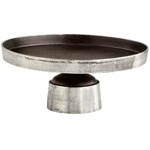 Aluminum Durable Simple High Quality Round <b>Cake</b> <b>Stand</b> With Stem Premium Quality Hot Sale Shiny Polish Modern <b>Cake</b> <b>Stand</b> - Product Image 1