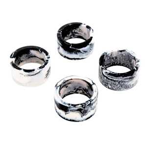 Customized Color and Shades Resin Inlay Hot 2024 Tableware Napkin Ring Trending Tableware Items Best Quality Products - Product Image 2