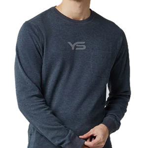 Reguller logotipo personalizado bordado 100% algodón cuello redondo sudaderas mangas raglán invierno opción multicolor fabricante directo - Product Image 2