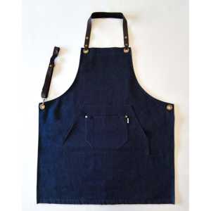 Tablier en jean réutilisable Detroit Cowboy – Robuste pour la cuisine, le nettoyage, les restaurants, les cafés, les mariages, les fêtes et Noël - Product Image 2