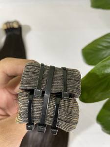 Cinta para extensiones de cabello, grado 12A, Natural, 100%, cabello humano virgen sin procesar, precio de fábrica - Product Image 2