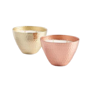 เชิงเทียนเหล็กทุบพร้อมฝาปิดดีไซน์แบบโบราณเชิงเทียนโลโก้ส่วนตัว - Product Image 2