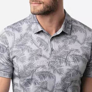 Camiseta de Golf de Manga Corta para Hombre, de Secado Rápido y Transpirable, Personalizable, Lisa, con Diseño de Letras, Poliéster/Algodón, Venta al Por Mayor - Product Image 3