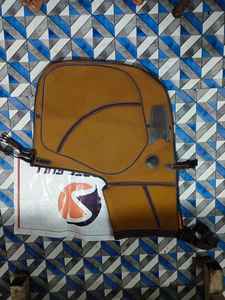 Tablier de maréchal-ferrant en cuir de buffle pleine fleur noir imprimé, pour l'entretien des chevaux, le soin des sabots, le travail du fer, l'équitation, séchage rapide - Product Image 6