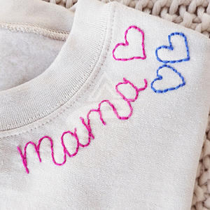 Sudadera de cuello redondo de algodón con bordado personalizado para hombre, sudadera de gran tamaño con cuello redondo para hombre - Product Image 2