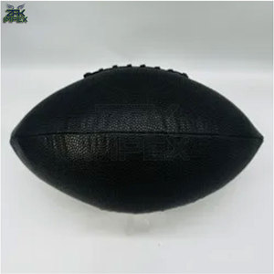 Bán buôn thể thao chơi bóng bầu dục bóng tùy chỉnh thiết kế mới nhất da đen cá nhân ngoài trời chính thức Kích thước trọng lượng bóng bầu dục bóng - Product Image 6