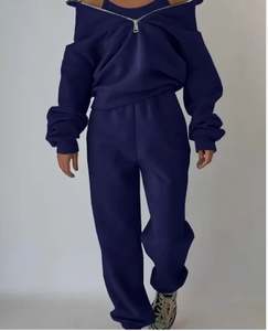 Sweat à capuche de haute qualité pour femmes OEM Logo personnalisé Tissu en coton Streetwear Fashion - Product Image 2