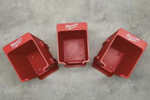 Soporte de Pared Resistente para <span class=keywords><strong>Taladro</strong></span>/Batería, Color Rojo, con Estante de Almacenamiento, Compatible con Taladros <span class=keywords><strong>Milwaukee</strong></span> M18 y <span class=keywords><strong>M12</strong></span>/PLA - Product Image 3