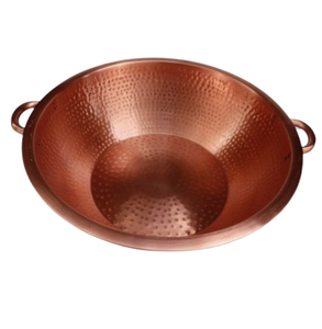 Meilleur design Bol à fruits plaqué cuivre Vaisselle de forme arrondie faite à la main Bol classique pour mariage - Product Image 2