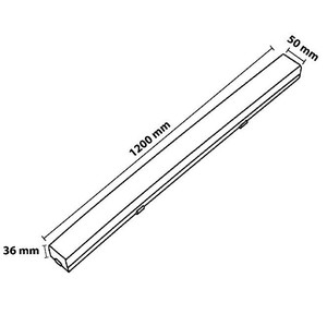 Barra LED Collegabile CCT 40W 4000Lm 120x5cm F-Bright (1801311) - Product Image 2