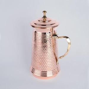 Heavy duty copper <b>jug</b> for long lasting durability ideal for hotels catering services homes and event celebrations - Product Image 3
