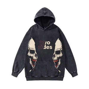 Sweat-shirt personnalisé pour l'hiver, poids lourd, surdimensionné, vêtements de rue, sweat-shirt à capuche court Boxy 3D gaufré brodé Design Applique Technique - Product Image 3