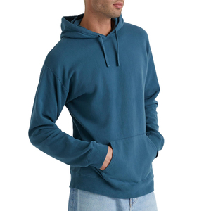 Basics Sweat-shirts à capuche unisexes de qualité supérieure, simples et amples, respirants, chauds pour l'hiver, avec logo personnalisé - Product Image 4