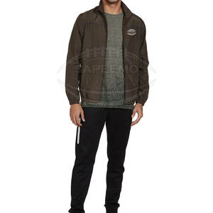 Chaqueta Deportiva Personalizada para Hombre con Cuello Alto, Logotipo Frontal, Tejido Elástico Resistente, Transpirable y Cortavientos, Ajuste Cómodo para Invierno - Product Image 6