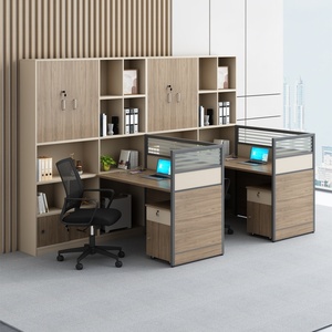Estación de Trabajo Moderna y Flexible de Madera para Oficina, Escritorio Modular Extensible para Centro de Llamadas, Escritorio Ejecutivo Largo para Personal de Hotel de Lujo - Product Image 4