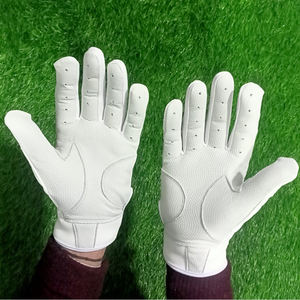 Gants de frappe de baseball en cuir véritable Batteur de baseball 2025 Top Selling Supper Qualité Gants de conception personnalisée - Product Image 3