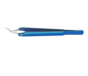 QNQ Forceps de Capsulorhexis en Acier Inoxydable Courbé de Qualité Supérieure 11mm Ensemble d'Instruments pour ORL et Utilisation Hospitalière - Product Image 2