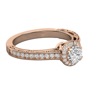 Bague solitaire en or 10 carats pour femmes, diamant cultivé en laboratoire - Product Image 4