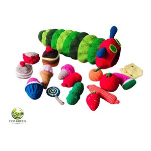 Handmade <b>Crochet</b> Amigurumi Doll Carrot <b>Plush</b> Toy Cotton Soft Stuffed Animal Nature Theme 12+ Years - Product Image 4