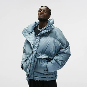 Veste matelassée épaisse et chaude pour homme, imperméable, à capuche, coupe-vent, légère, pour l'hiver, pour les activités de plein air - Product Image 4