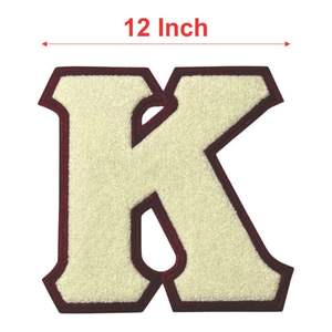 Patch en chenille Kappa Alpha Psi K, broderie de qualité supérieure, blason de lettres grecques pour vestes, sweats à capuche, sacs, accessoires - Product Image 6