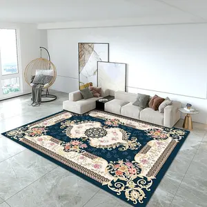 거실 카펫 럭셔리 8x10 을위한 빨 수있는 푹신한 페르시아 지역 깔개