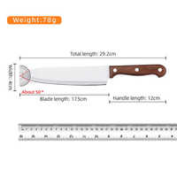 Couteau de Chef Professionnel en Acier Inoxydable Haute Qualité Écologique Design Moderne Couteaux de Cuisine Tranchants En Stock CK-62