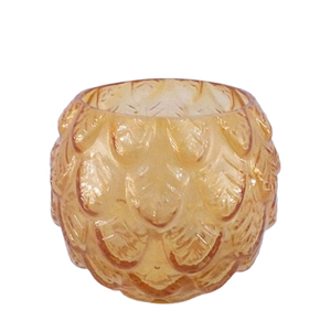 Pot de bougie de conception de luxe de placage en laiton de brosse votive de fer décoratif à la maison et support de lumière de T pour la décoration de dessus de table - Product Image 2