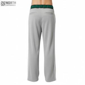 กางเกงวอร์มขากว้างเอวคู่สำหรับผู้ชายกางเกงสำหรับฤดูหนาว - Product Image 6