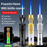 Briquet à gaz butane DEBANG anti-chute, haute qualité, allumage rapide, en alliage de zinc, coupe-vent, rechargeable, écologique, style américain
