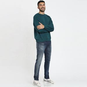 Suéter con logotipo personalizado, top extragrande cálido con forro polar de alta calidad, sin capucha, para hombre y mujer. - Product Image 1