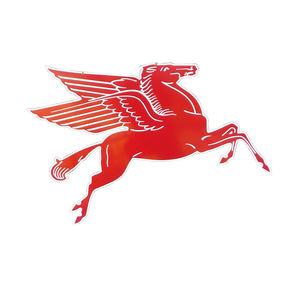 Plaque en métal émaillé personnalisé antique Mobil Gas Pegasus 90x70 pouces grande plaque de publicité extérieure durable haute épingles en vrac personnalisées - Product Image 4