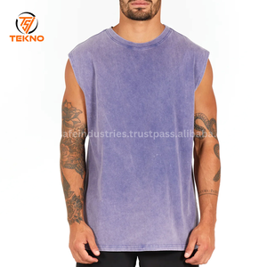 เสื้อกล้ามผู้ชายแบบพรีเมี่ยมแขนกุดสำหรับผู้ชายเสื้อทรงหลวมระบายอากาศได้ดีสำหรับใส่ไปยิมฟิตเนส - Product Image 5
