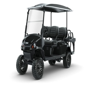 Mini voiturette de golf OEM Mini voiturette de golf électrique 4 places avec frein à disque à 4 roues Moteur à essence 4 temps Mini voiturettes de golf personnalisables - Product Image 1