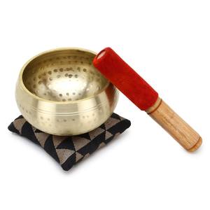 Bol chantant tibétain de bonne qualité Design merveilleux forme ronde bol chantant de méditation de guérison sonore - Product Image 6