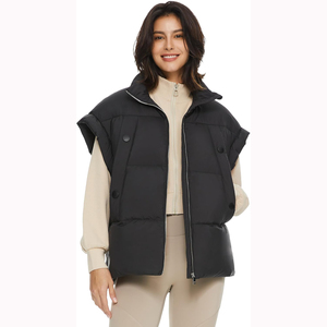 Nuevo Chaleco Acolchado Impermeable Personalizado para Mujer, Chaleco Acolchado Clásico Sin Mangas de Talla Grande, Chalecos Ligeros de Invierno con Cremallera - Product Image 1