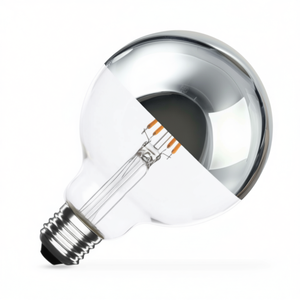 Ampoule LED Dôme Argentée Réglable D.125 6W Globe avec Excellente Luminosité Produit de Qualité Supérieure - Product Image 2