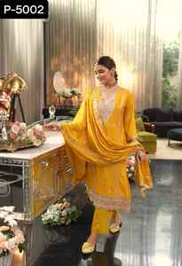 Robe ethnique indienne et pakistanaise moderne de haute qualité Type Lehngha Suit Plus Size Pakistanais Salwar avec Georgette Dupatta Set - Product Image 2