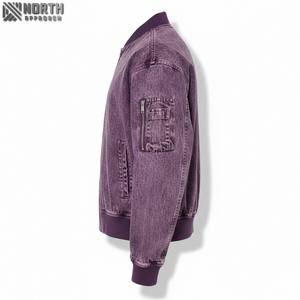 Veste en jean à logo personnalisé Street Wear Veste en jean oversize de haute qualité délavée à l'acide pour hommes - Product Image 6