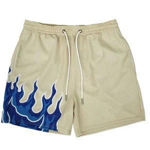Shorts de basketball unisexe avec cordon de serrage, légers, séchage rapide, style urbain uni pour la gym et le sport - Product Image 1
