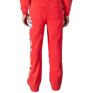 กางเกงวอร์มทรงตรงขาบานผ้าเฟรนช์เทอร์รี่พิมพ์โลโก้ตามสั่ง ผ้าฟลีซเนื้อเบา ระบายอากาศได้ดี ทำจากผ้าฝ้าย - Product Image 4