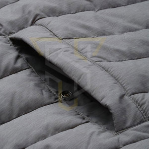 Chaqueta de Invierno para Hombre, Estilo Puffer, con Cierre, Servicio OEM, Tejido de Punto Cómodo, Elegante, Cuello Alto, Superventas - Product Image 6
