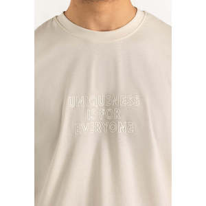 เสื้อยืดคอตตอน 100% ทรงหลวม ระบายอากาศได้ดี ลายเสือดาว สไตล์ลำลองสำหรับฤดูร้อน  โลโก้ด้านหน้าเรียบง่าย รับผลิตแบบ OEM ODM จากผู้ผลิตและผู้จัดจำหน่าย - Product Image 2