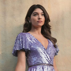 Vestido de Noche Largo de Lujo para Mujer, con Lentejuelas y Flores, Estilo Línea A, Hombros Descubiertos, Diseño Elegante para Fiesta de Celebridades 2025 - Product Image 1