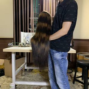 Vente chaude En Gros Cuticule Aligné Non Transformé Cheveux Vietnamiens Vierge Cheveux Humains Lace Front Perruques Droite Livraison Gratuite Doux - Product Image 4