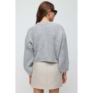 Women's <b>Vintage</b> Casual Knit <b>Jumper</b> Breathable Cardigan with Hoodie Full Sleeve 100% Acrylic Crocheted XS Size for Winter - Product Image 6