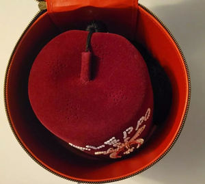 Masonic Shriners Borgoña Lana Fez Sombrero Masones y Estuche Sombrero Masónico Alta Calidad Personalizado Mejor Venta Caliente Fezz - Product Image 5