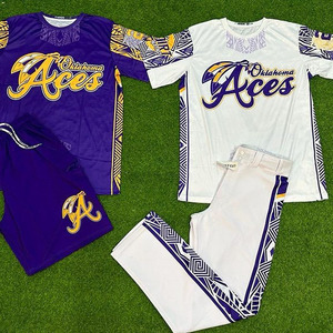 Service OEM Ensembles d'uniformes de baseball personnalisés Respirant Durable Séchage rapide évacuation de l'humidité 100% Polyester Clubs pour adultes Vêtements d'entraînement - Product Image 2