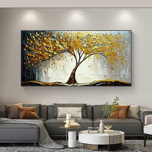 Homedecor làm bằng tay sơn dầu vải kéo dài khung tường nghệ thuật cuộc sống ban đầu kết cấu trừu tượng phong cảnh bảng dao sơn - Product Image 5