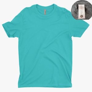 Camiseta Ajustada de Algodón/Poliéster de Next Level Custom Logo T Shirts - Product Image 2